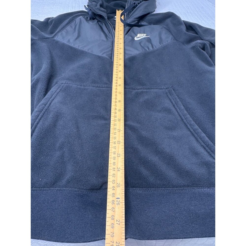Nike Tech Fleece Windrunner Full Zip Black Hoodie Jacket SZ L - Picture 8 of 10
